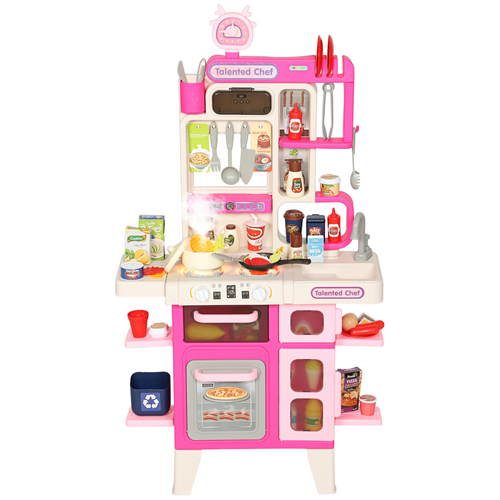 AIYAPLAY Pink Kitchen Pretend Play Set – Kids Role Play Toy