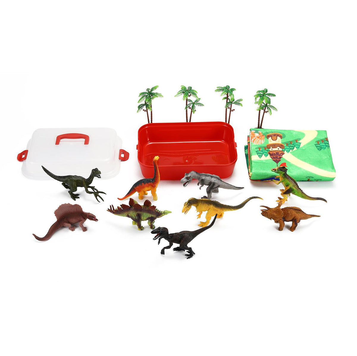 SOKA Dinosaur Playset – 9 Piece Dinosaur Toy Set