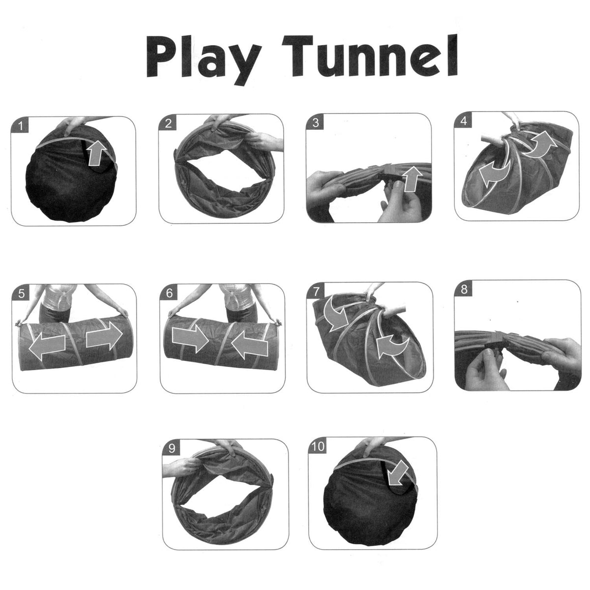 SOKA Jungle Pop-Up Play Tunnel – Indoor & Outdoor Kids Toy