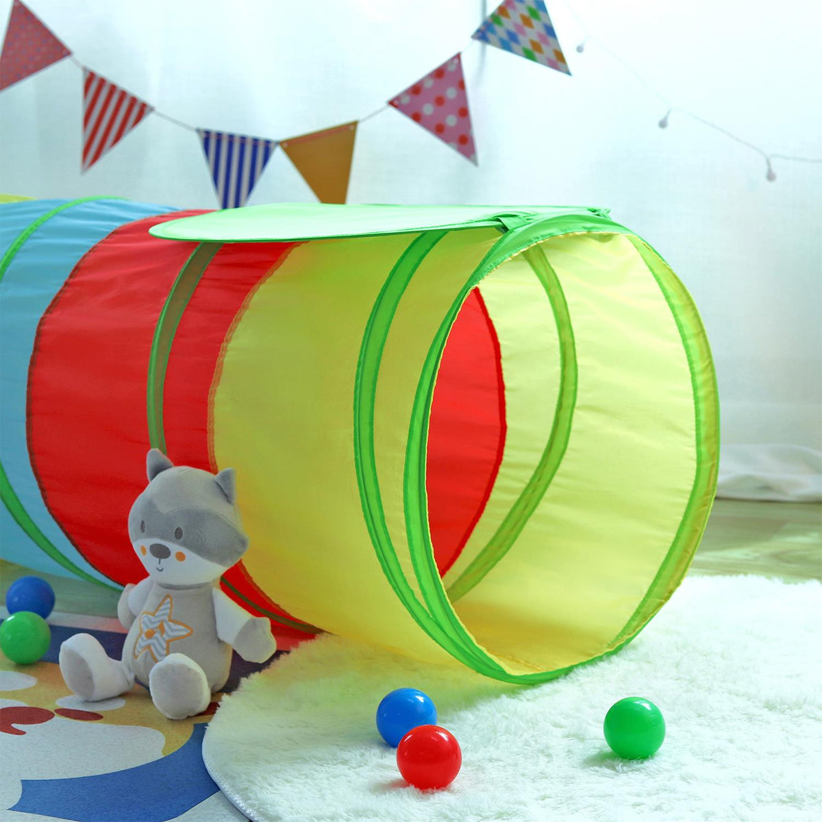 SOKA Jungle Pop-Up Play Tunnel – Indoor & Outdoor Kids Toy